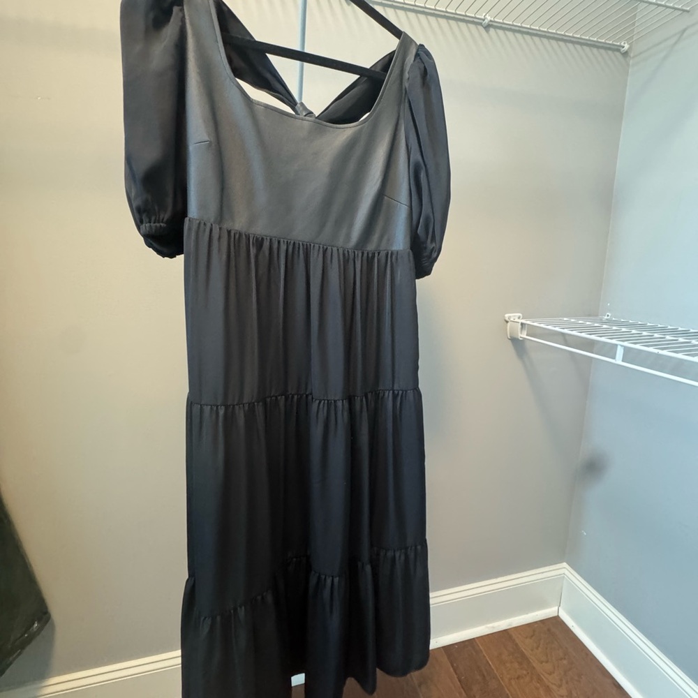 Chic Black Long Sleeve Dress
